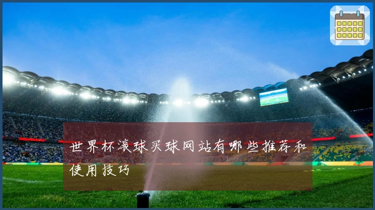 世界杯滚球买球网站有哪些推荐和使用技巧